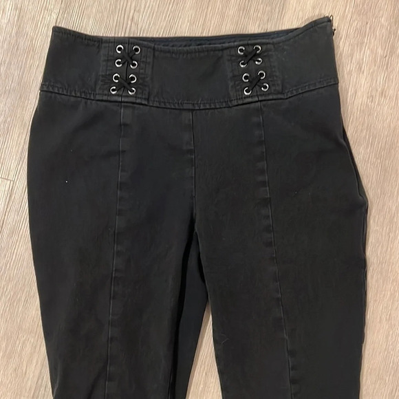 Anthropologie Black Flare Pants - Picture 2 of 4